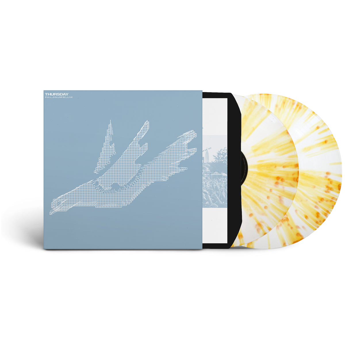 Full Collapse Live Opaque Beige Yellow & Orange Splatter LP