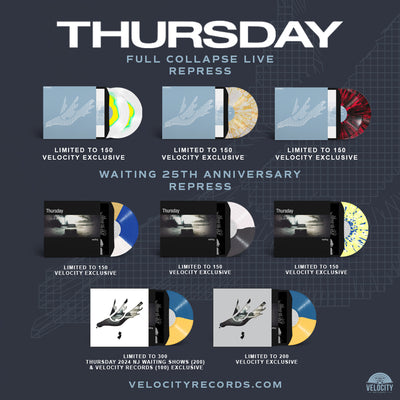 Thursday Announce Vinyl Represses of "Full Collapse Live" & "Waiting"; First Ever CD Pressing of "Full Collapse Live"