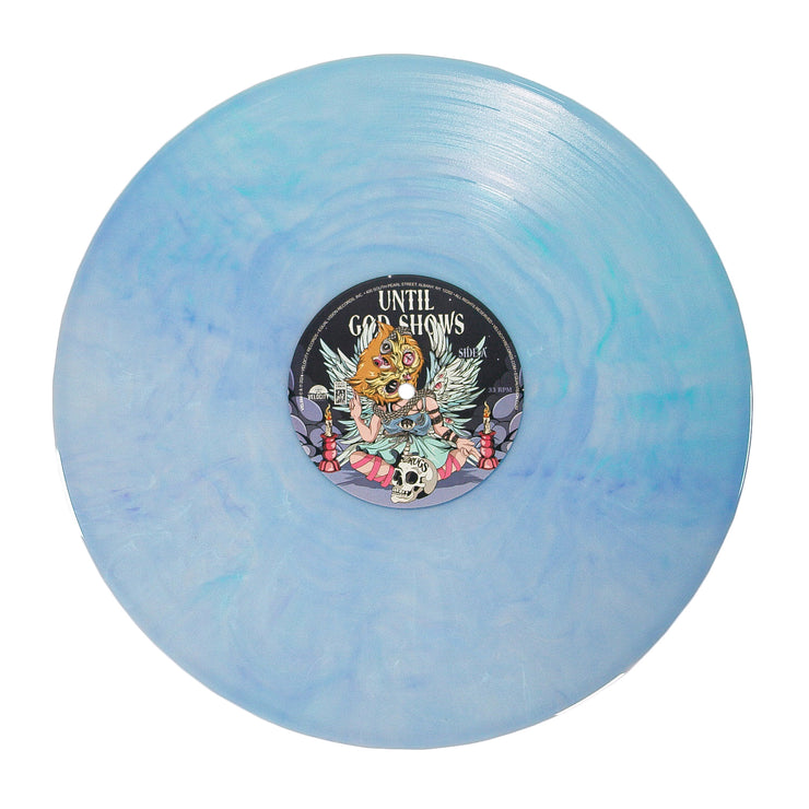 D.R.U.G.S. Until God Shows Transparent Sky Blue vinyl record