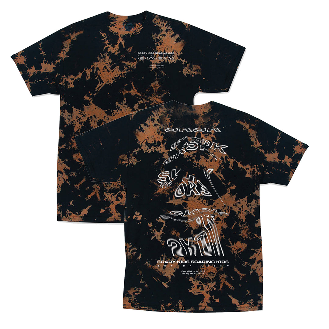 SCARY KIDS SCARING KIDS • Out Of Light • Bleach Tye Die • T-Shirt